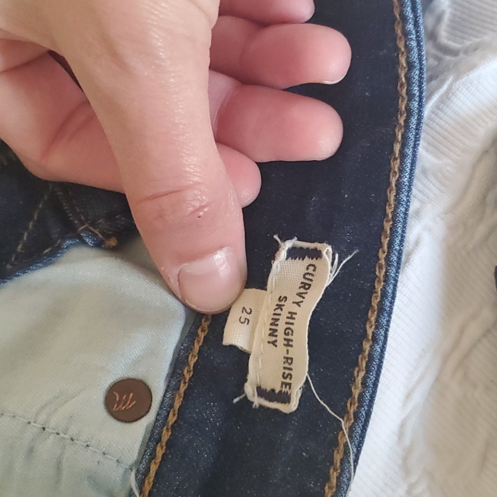 Madewell curvy high rise skinny jeans